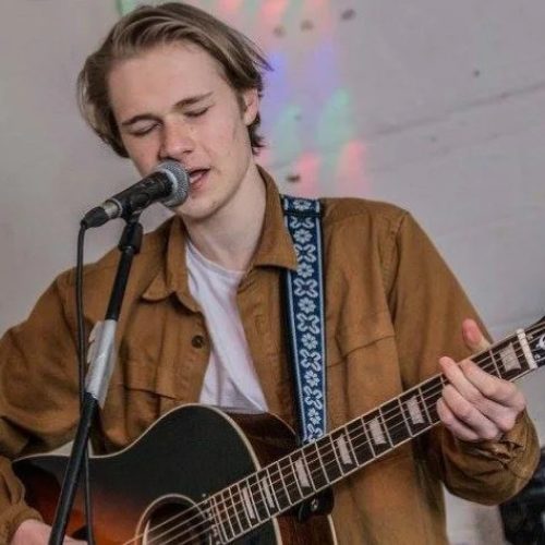 Bryan guitar student Callum James