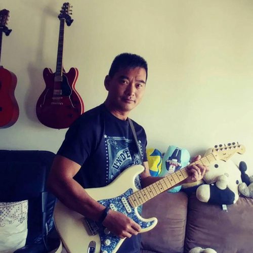 Bryan guitar student Siu Wong