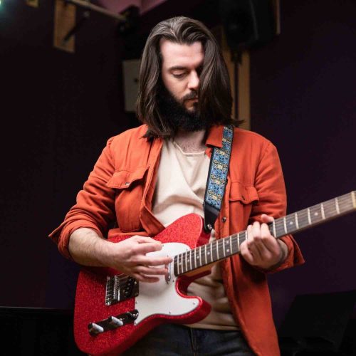 Bryan with Adam student